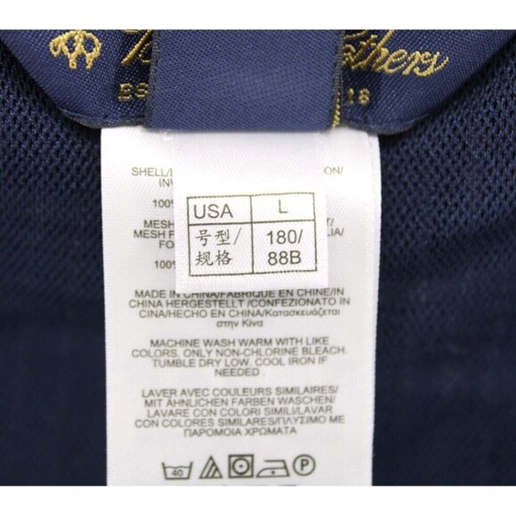 Brooks Brothers Men's Swim Trunks Blue Red Plaid Check Drawstring 6" Inseam Sz L - Picture 7 of 8